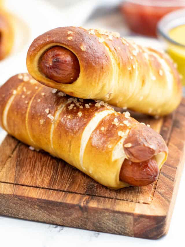 Homemade Pretzel Dogs