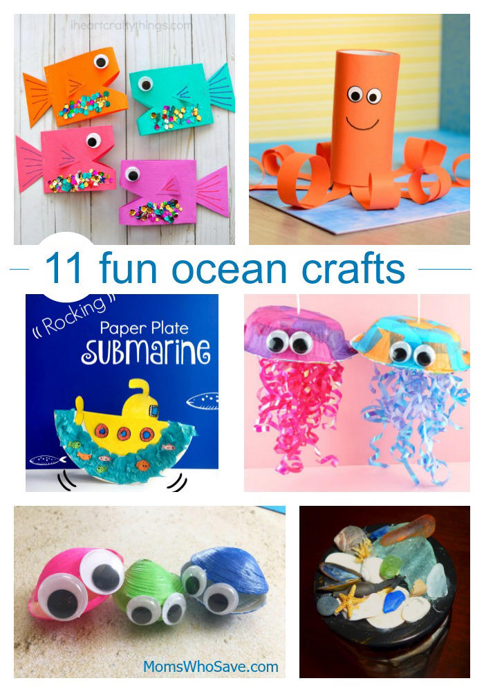 11 Fun & Creative Ocean Crafts for Kids