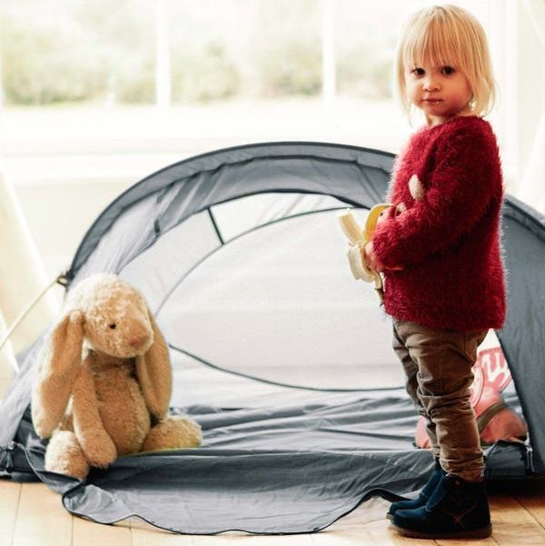 <p><strong>£114.99</strong></p><p>Looking for the perfect baby bed for your summer hols? Your search is over! This clever and remarkably light travel cot works like a pop-up tent, with an integrated roof to keep baby safe from the <a href="https://www.womenshealthmag.com/uk/beauty/skin/a708488/best-once-a-day-sun-cream/">sun's harmful rays</a> during daytime naps and hungry mosquitos at night. It's really quick to assemble and the handy rucksack is light enough to carry from your hotel to the beach, leaving your hands free to hold your baby/picnic lunch. Plus once your little one has dropped their daytime naps it will still make a great playhouse or sun shade.</p><p><strong>Dimensions</strong>: 33 x 85 x 72 cm<br><strong>Folded size</strong>: 42 x 31 x 20 cm<br><strong>Weight</strong>: 2.5 kg</p>