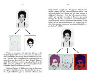 The case Andy Warhol Foundation for the Visual Arts, Inc. v. Lynn Goldsmith centers on these images of the late artist Prince.