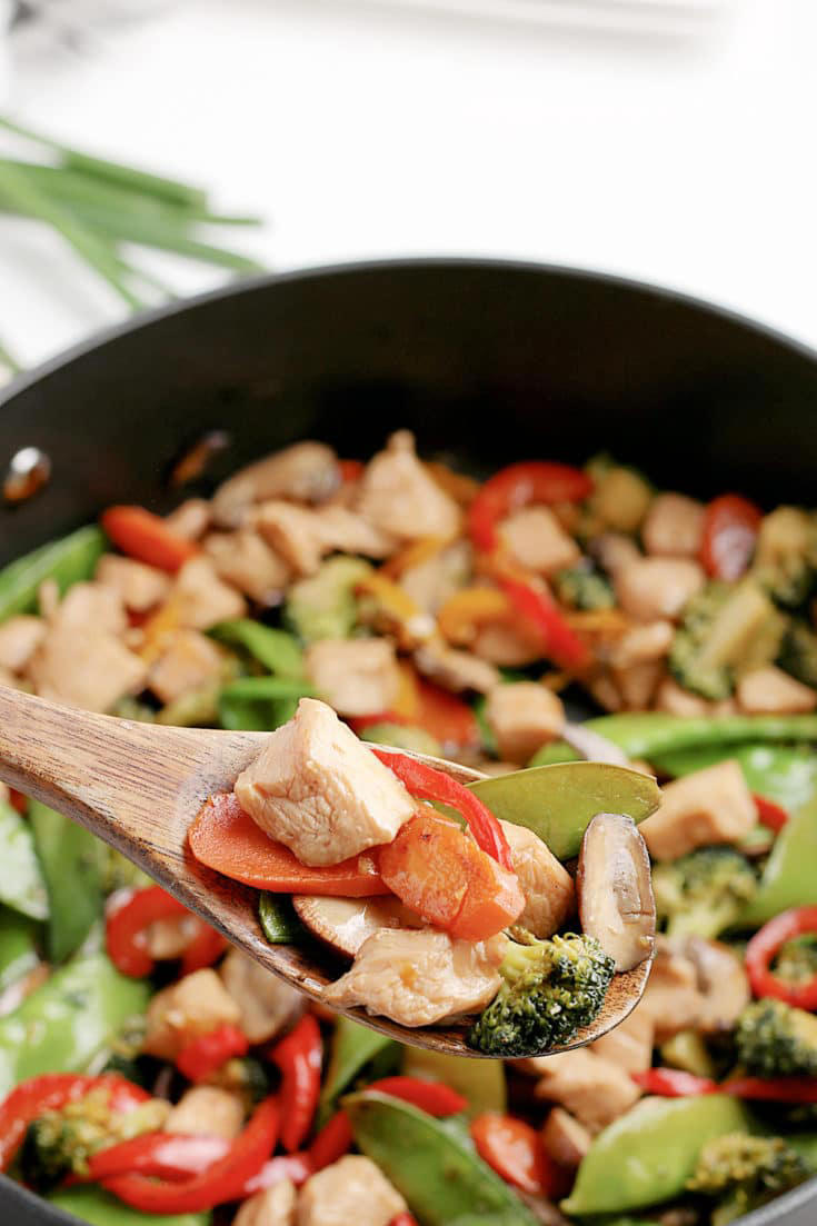 Marinated Chicken Stir Fry Recipe