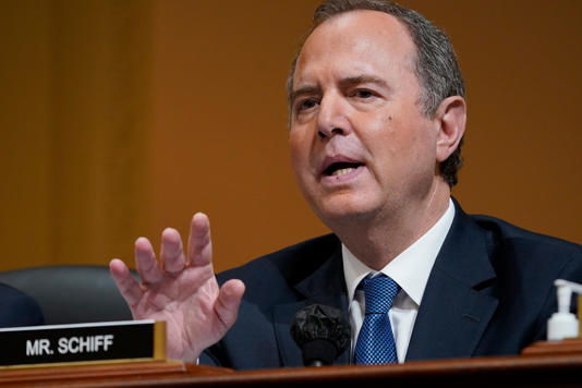 Rep. Adam Schiff (D-Calif.) speaks during the Oct. 13, 2022 hearing of the committee to investigate the January 6 attack on the United States Capitol in Washington DC.