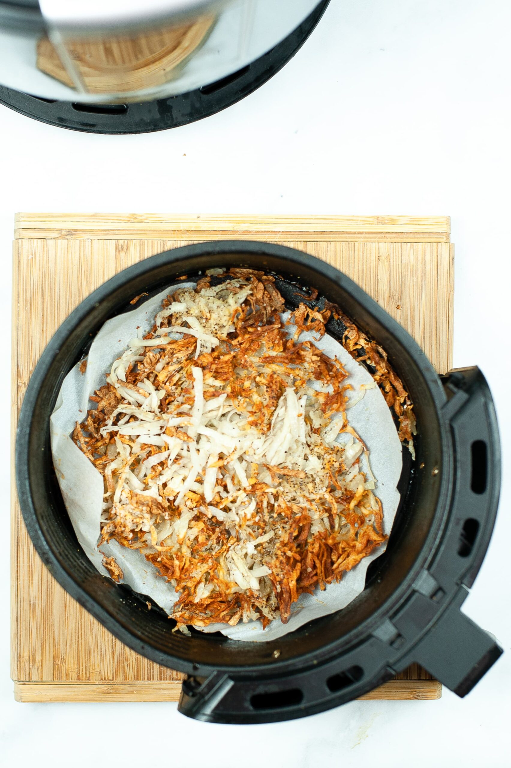 Easy FromScratch Hash Browns in the Air Fryer