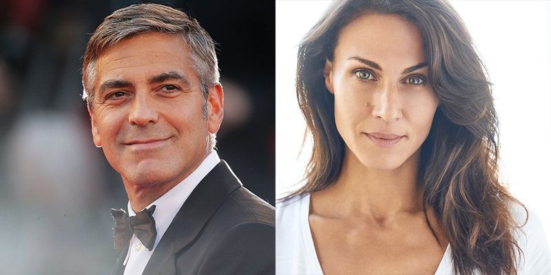 <p>                     George Clooney met Maria Bertrand when she was working as a waitress in Canada in 2002. The actor was working on his directorial debut, Confessions of a Dangerous Mind. He cast her in a minor role in the film and the two were linked for a brief period afterward.                   </p>