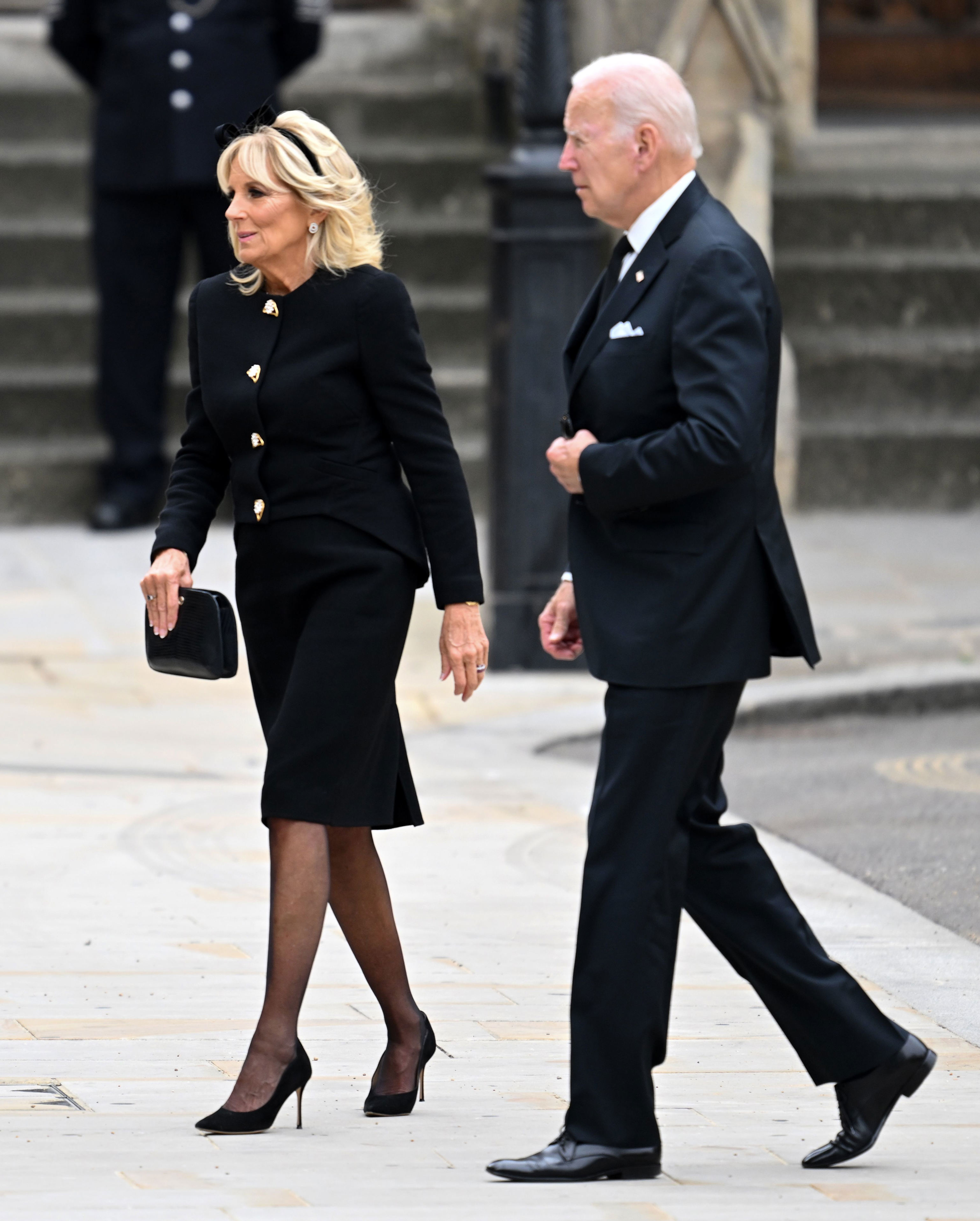 <p>U.S. President Joe Biden and first lady Jill Biden attended <a href="https://www.wonderwall.com/celebrity/royals/best-photos-from-queen-elizabeth-ii-funeral-king-charles-princes-william-prince-harry-george-charlotte-kate-meghan652347.gallery">the state funeral</a> of Queen Elizabeth II at Westminster Abbey in London on Sept. 19, 2022.</p>