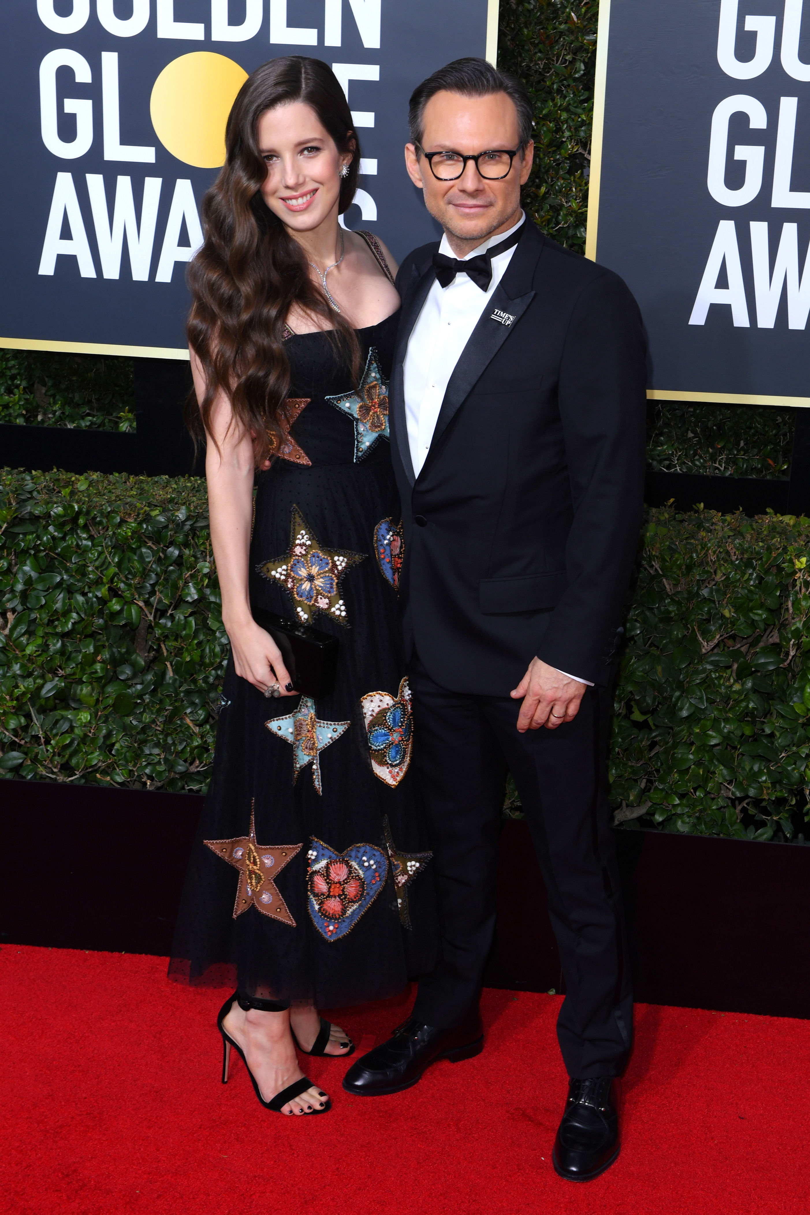 <p>Golden Globe-winning "Mr. Robot" actor Christian Slater is 18 years older than second wife Brittany Lopez. In 2013, the couple married at a Miami courthouse after three years of dating. Christian was 44 and Brittany was in her mid-20s.</p>