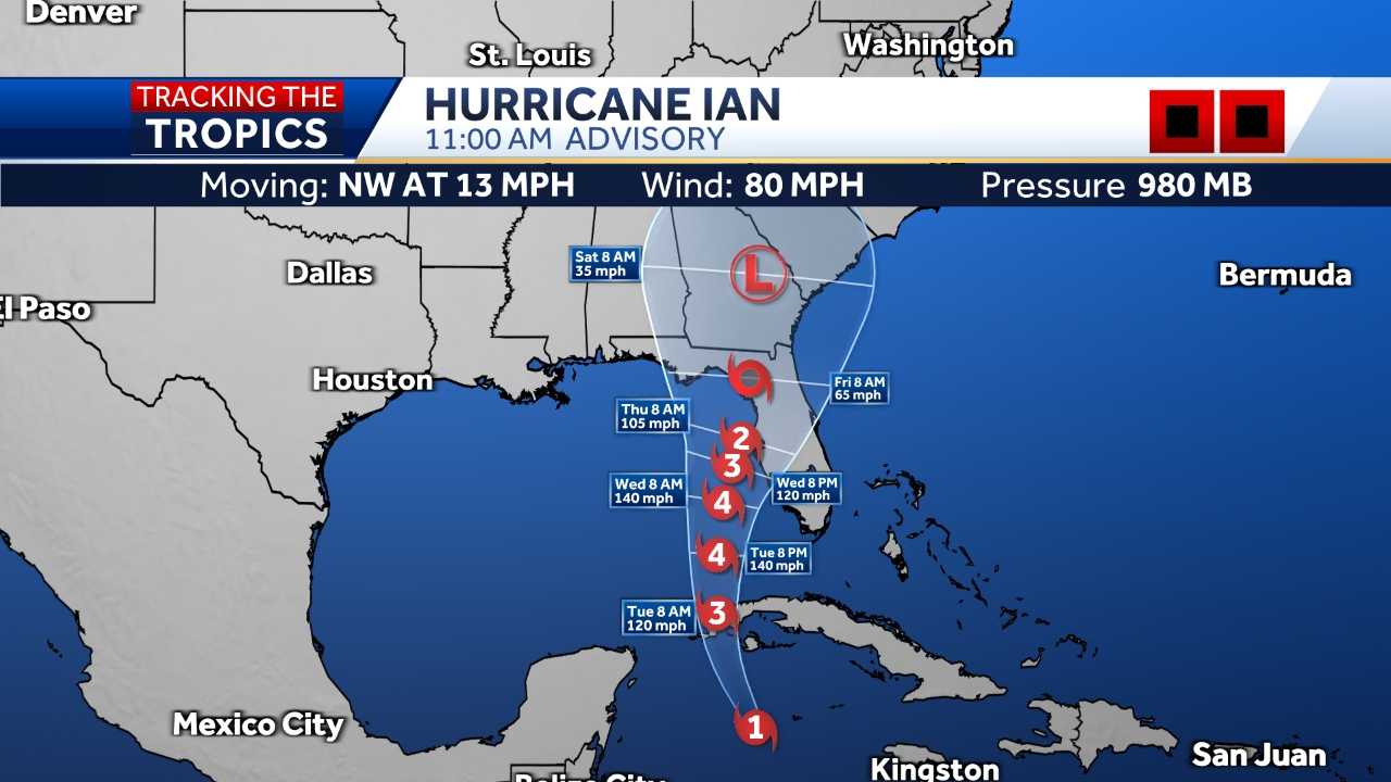 Hurricane Ian Spaghetti Models Maps And Tracking The Storm S Path