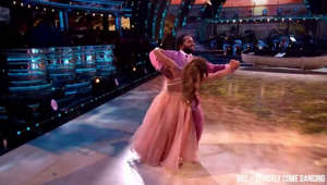 BBC Strictly Come Dancing: Hamza dances the Foxtrot to Islands in the Stream