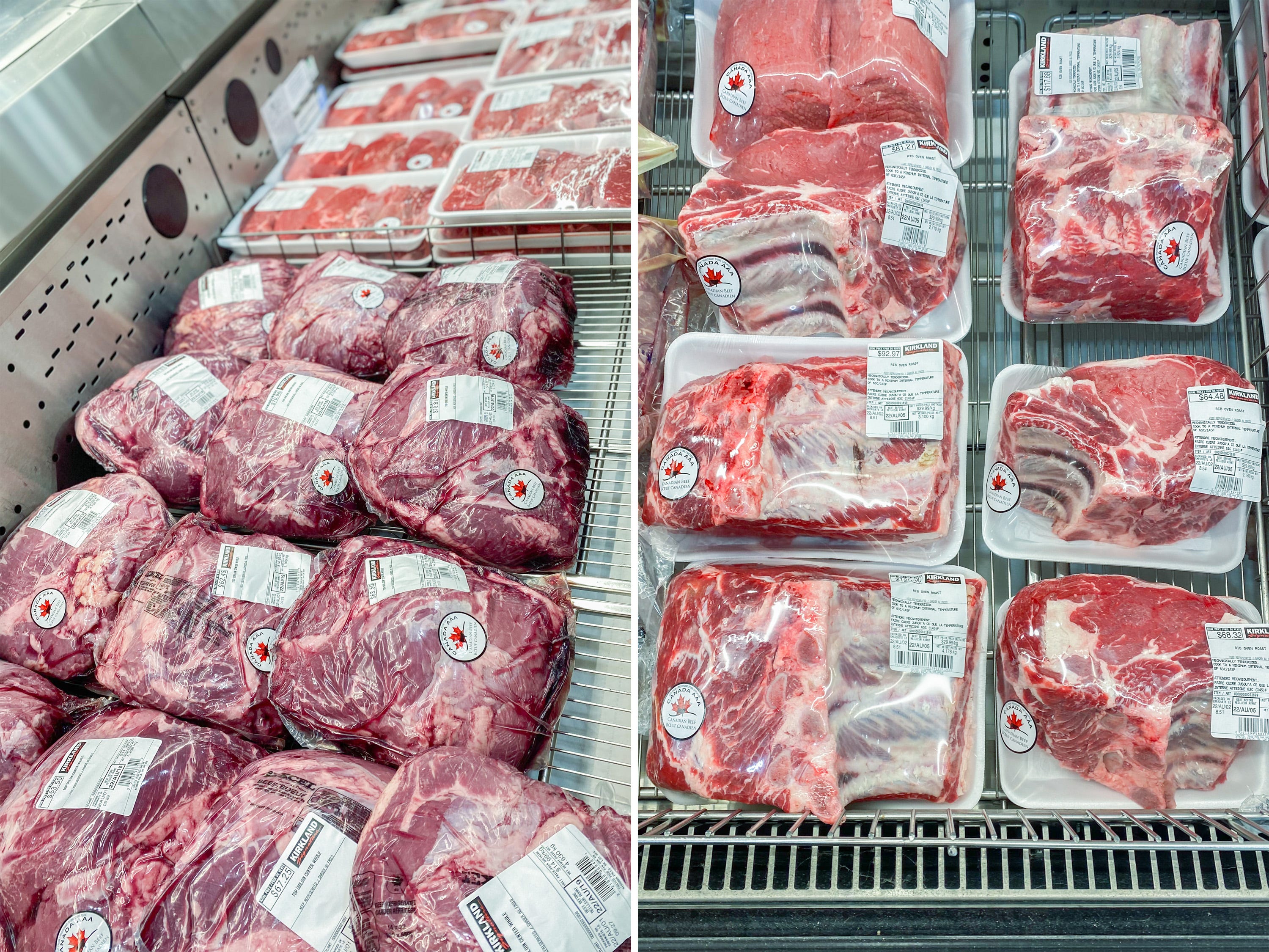 <p>From bison burgers to Wagyu beef, <a href="https://www.costco.ca/meat.html" rel="nofollow noopener sponsored">Costco stores in Canada</a> have a wide variety of locally sourced meats.</p><p>The US has a variety of locally sourced meat and seafood as well, <a href="https://www.costco.com/meat.html" rel="nofollow noopener sponsored">f</a><a href="https://www.costco.com/meat.html" rel="nofollow noopener sponsored">rom Chicago steaks to bone-in pork cutlets</a>.</p>