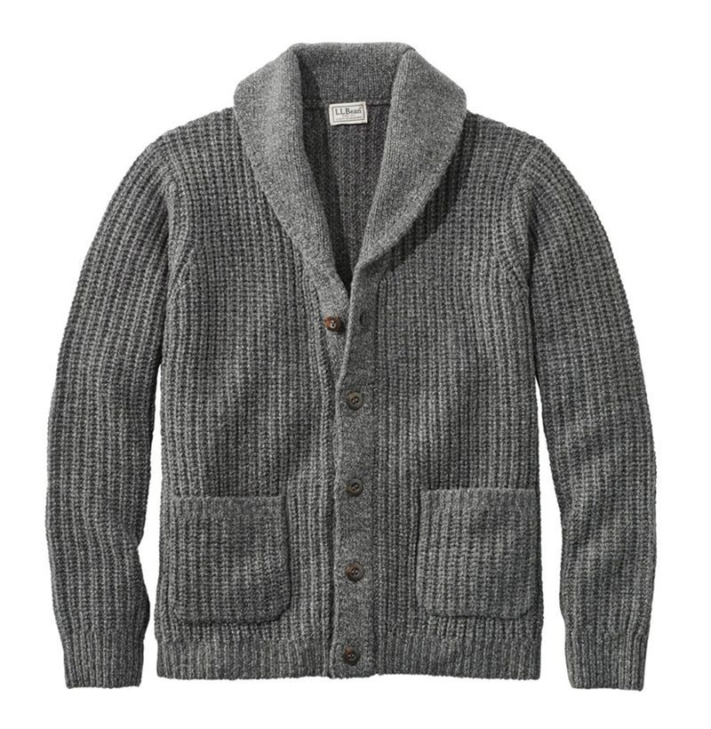 The Shawl Collar Is the King of Cardigans