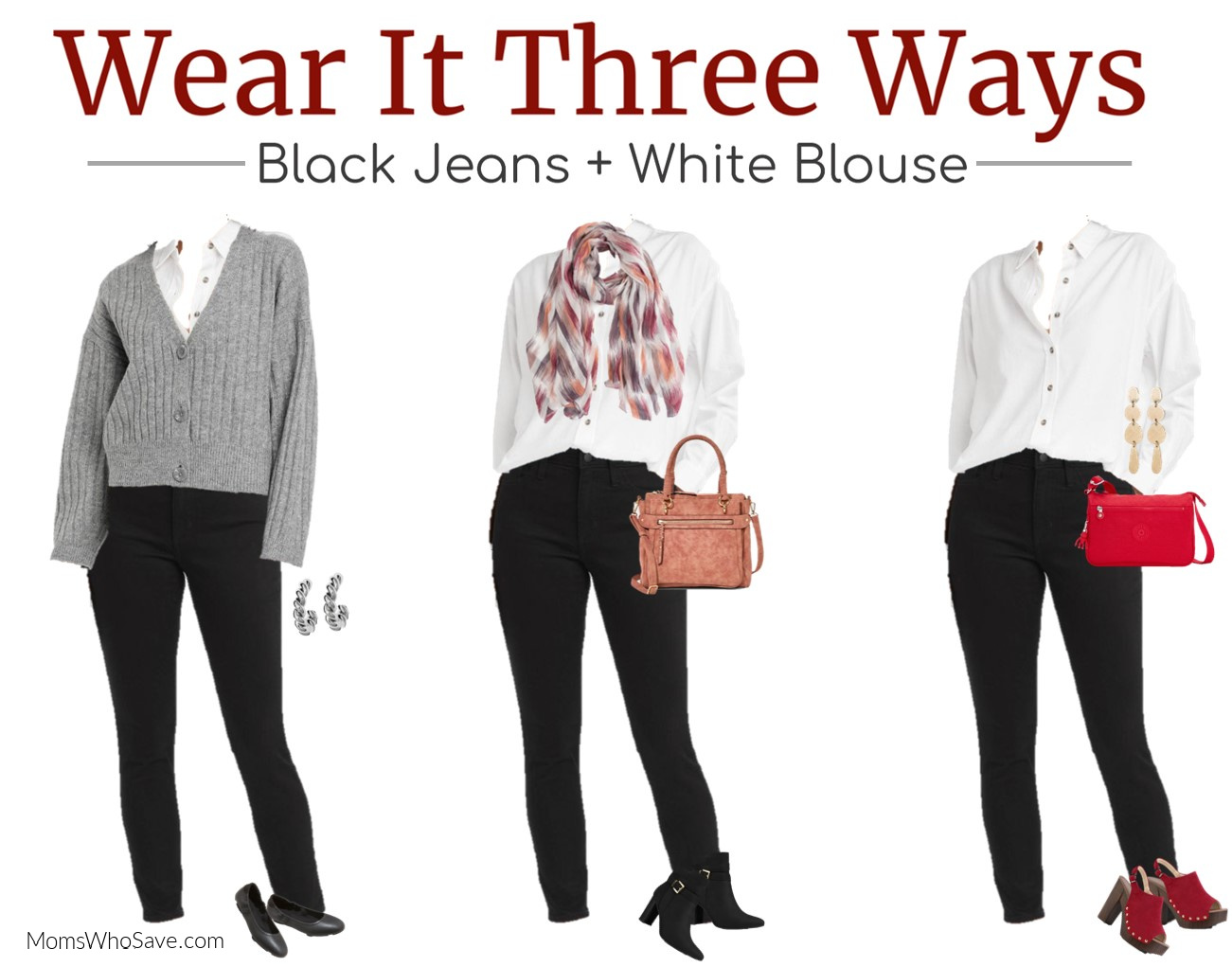 The Black Jeans White Shirt Outfit 3 Easy Ways to Style It
