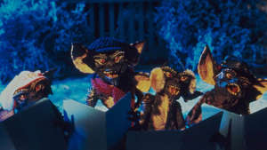    Watch on HBO Max.   Gremlins shares a story about a cute little Mogwai named Gizmo. It draws on legends of mischievous folkloric creatures that cause malfunctions known as, Gremlins. Gizmo is the cutest little furball, but there are rules with Mogwais: do not expose them to light, don't get them wet, and don't feed them after midnight. After violating the rules, a group of wild, murderous gremlins terrorizes a town. 
