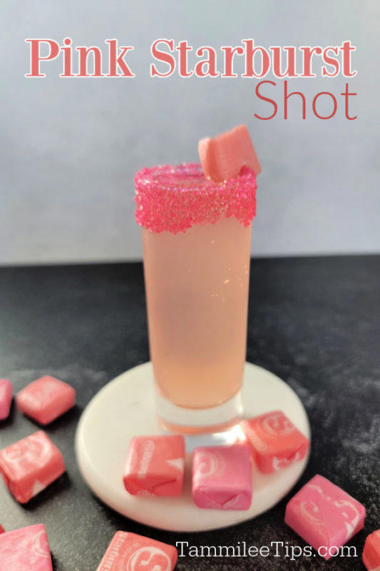 Pink Starburst Shot and Cocktail Recipe