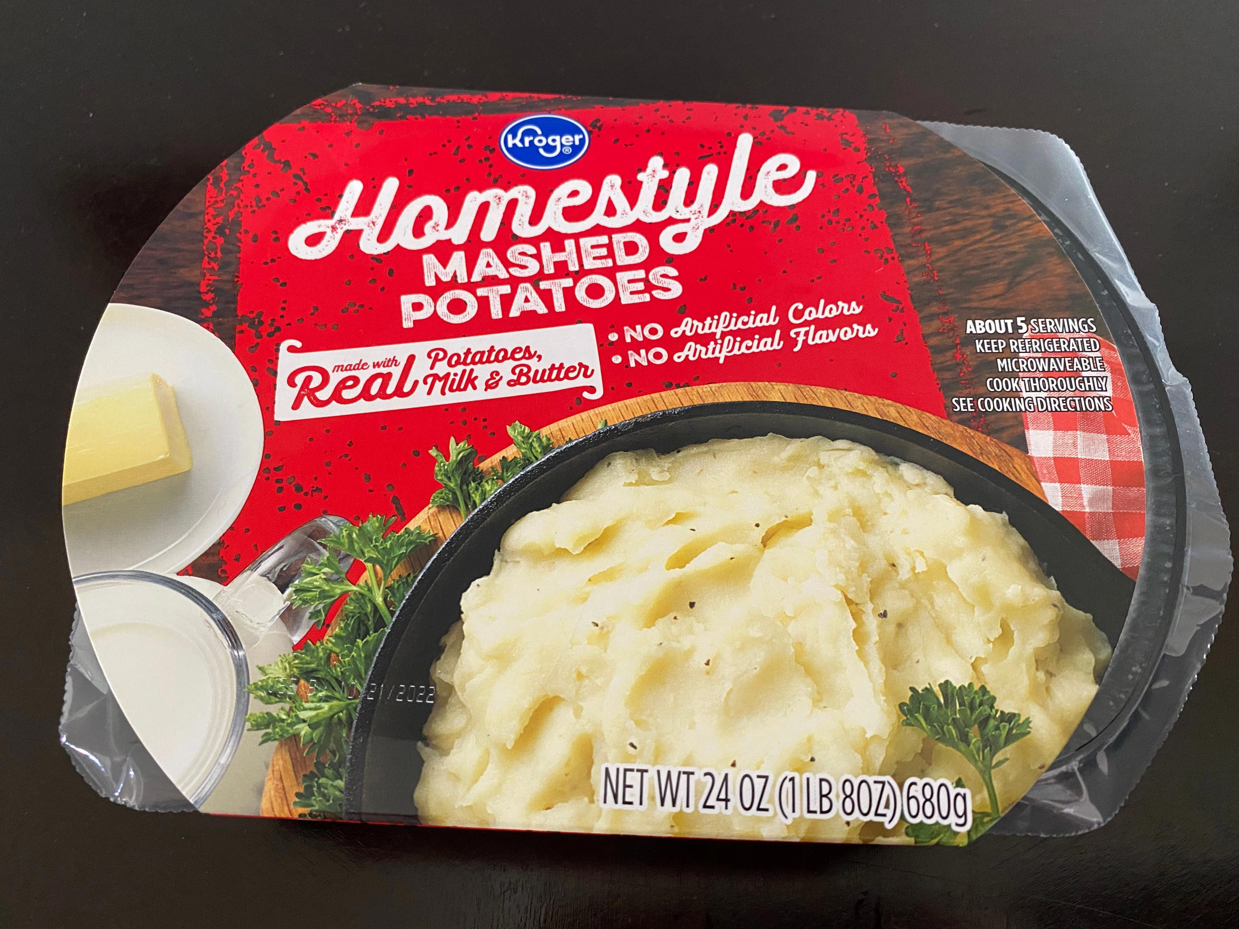 I tried 4 brands of premade mashed potatoes from the store, and I'd