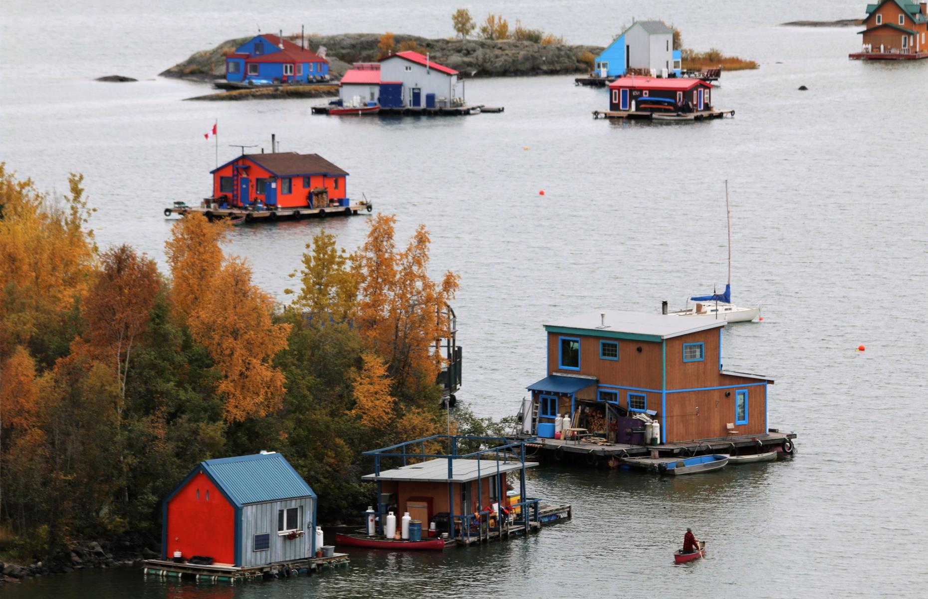 <p>Yellowknife isn’t a large city, but its location in Canada’s vast northern reaches grants it a good deal of natural appeal. It sits on the shores of Great Slave Lake, home to the city’s famous houseboats and their stunning views out over the water, which freezes to an icy sheen during winter. The <a href="https://spectacularnwt.com/story/yellowknifes-old-town-canadas-weirdest-neighbourhood">Yellowknife Old Town</a> is eclectic and welcoming, with rustic wooden buildings, jackpine shacks, kayak rental shops, Indigenous influences and lake access.</p>  <p><strong><a href="https://www.loveexploring.com/galleries/93825/stunning-images-of-the-coldest-places-on-earth?page=1">See these stunning images of the coldest places on Earth</a></strong></p>