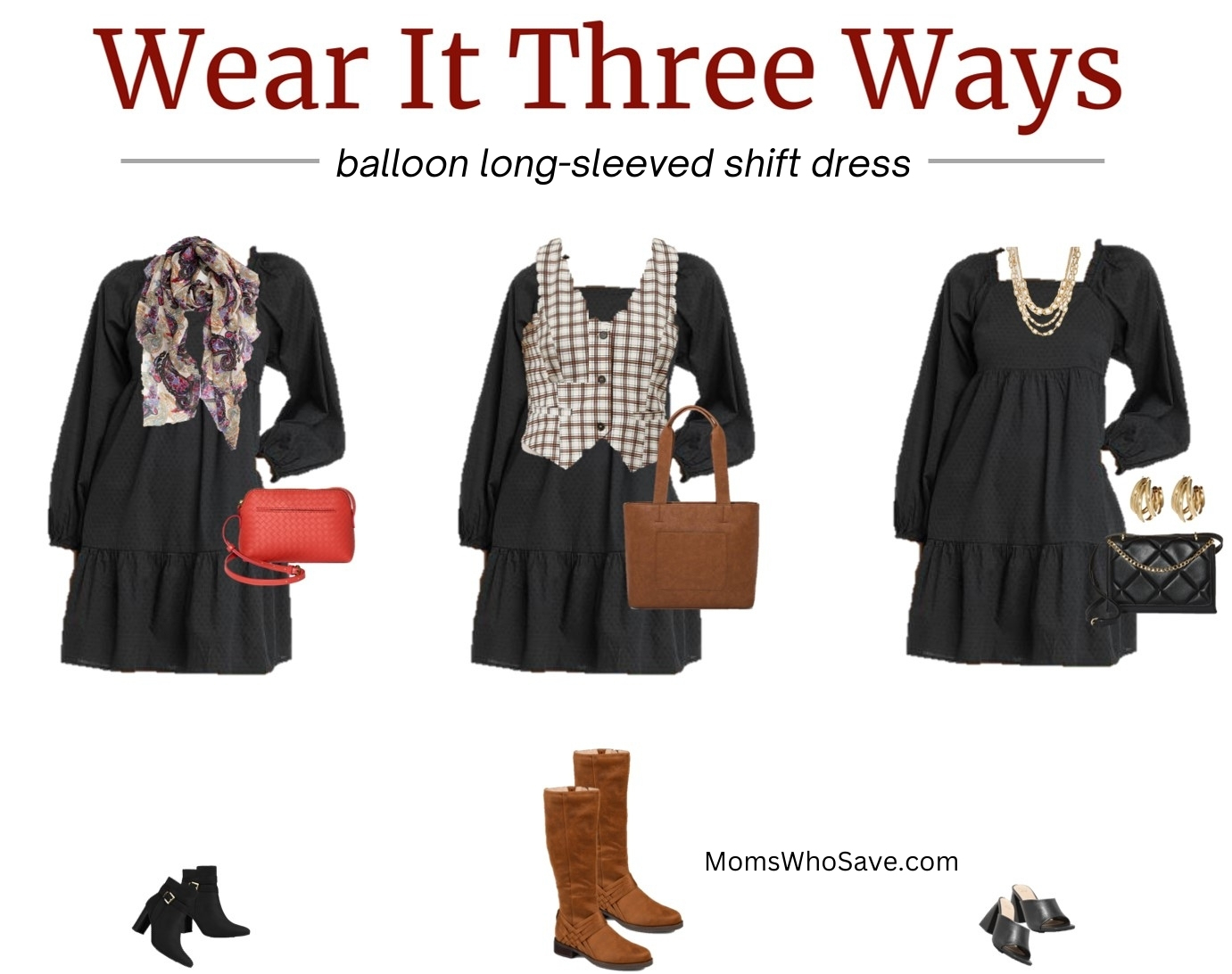 How to Style a Black Dress: 3 Ways to Wear It