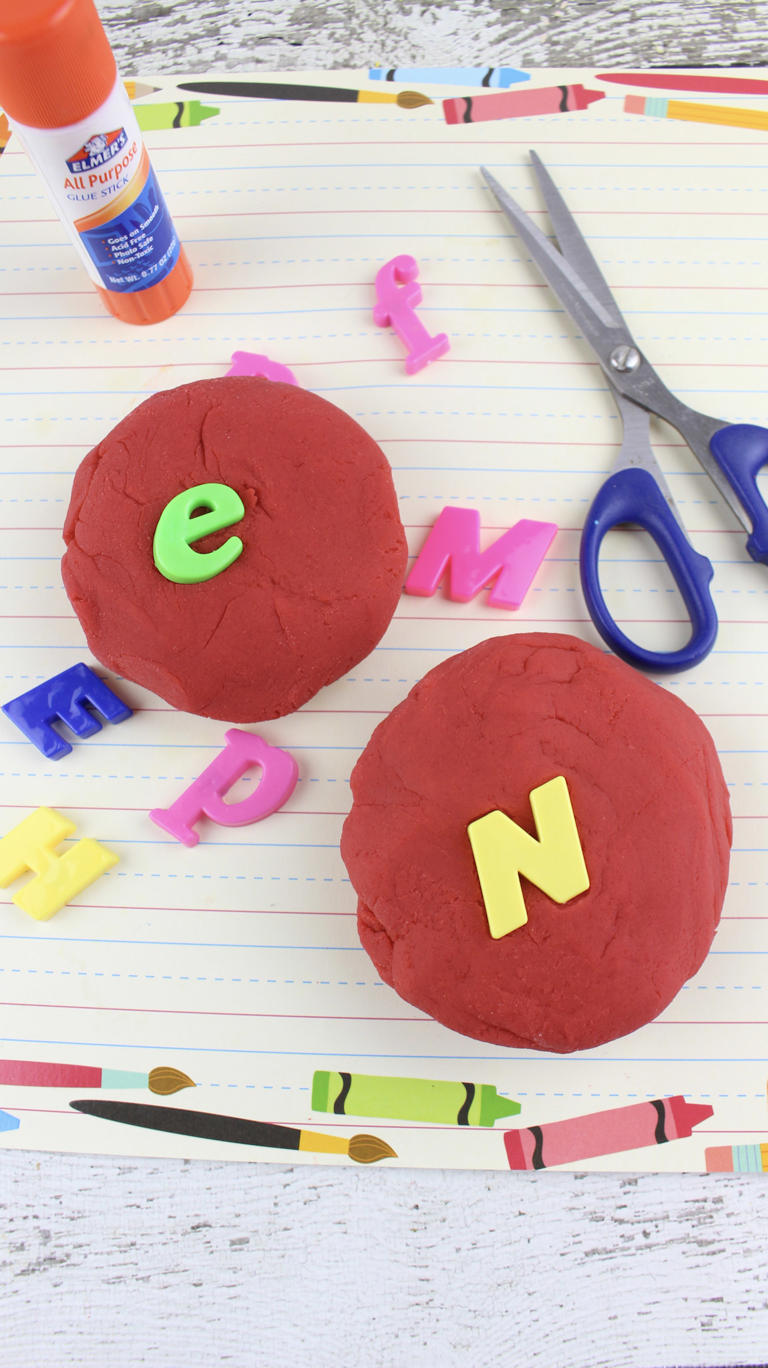 Make This DIY Red Apple Playdough (It Smells Like Apples Too!)