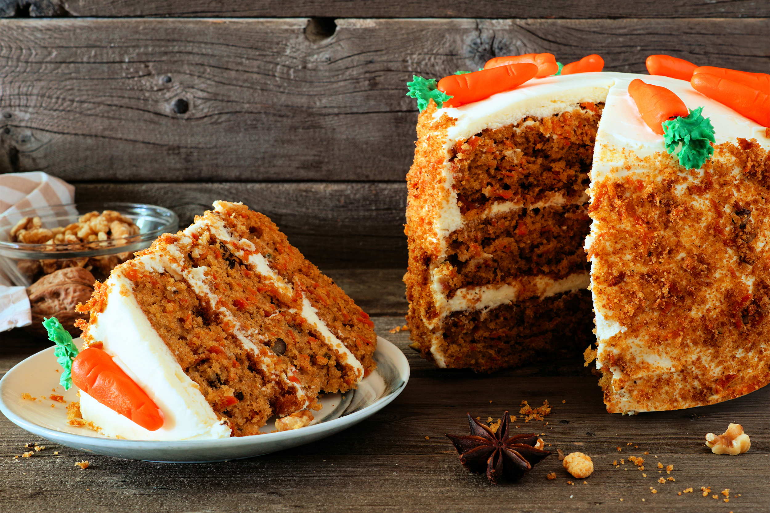 Carrot Cake Top view