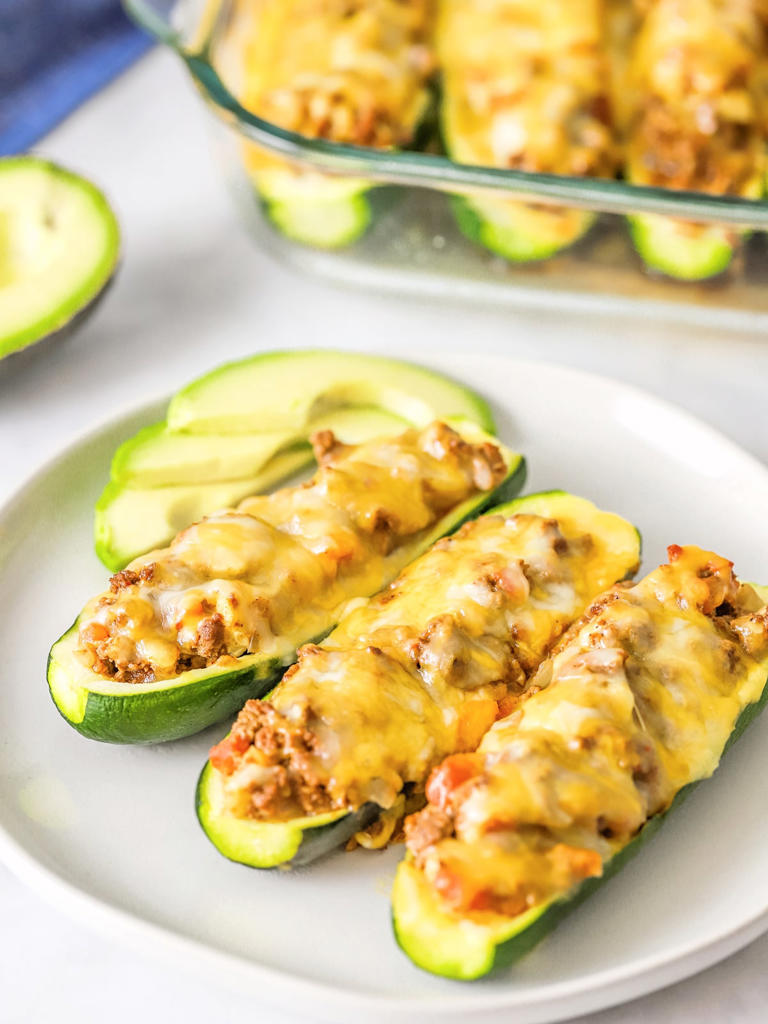 Low-Carb Stuffed Zucchini Boats Recipe