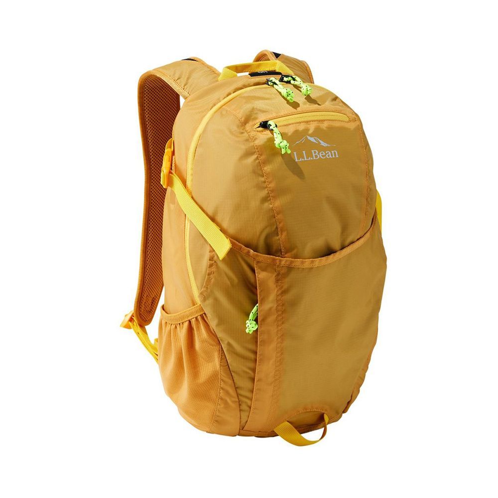 <p><strong>$59.95</strong></p><p><a href="https://go.redirectingat.com?id=74968X1553576&url=https%3A%2F%2Fwww.llbean.com%2Fllb%2Fshop%2F126140%3Ffeat%3D1098-plalander%26csp%3Df%26gnrefine%3D1%252AColor%252FStyle%252AWarm%2BGold%26qs%3D3080290_tv2R4u9rImY-OB1i8tJp6n5I8MNq1IpoxQ%26cvosrc%3Daffiliate.linkshare.tv2R4u9rImY&sref=https%3A%2F%2Fwww.elle.com%2Ffashion%2Fshopping%2Fg41574714%2Fbest-travel-backpack%2F">Shop Now</a></p><p>The Good Housekeeping Institute voted this pack as the <a href="https://www.goodhousekeeping.com/travel-products/g31673527/best-travel-backpacks/">best lightweight bag</a>. If you’re camping, hiking, or just trying to lighten your load, it’s a fantastic option that’s both durable and spacious. </p><p><em><strong>Customer review:</strong> </em>“Great bag. Love all the pockets, and it’s lightweight. Like how it can roll into a pouch.”</p>