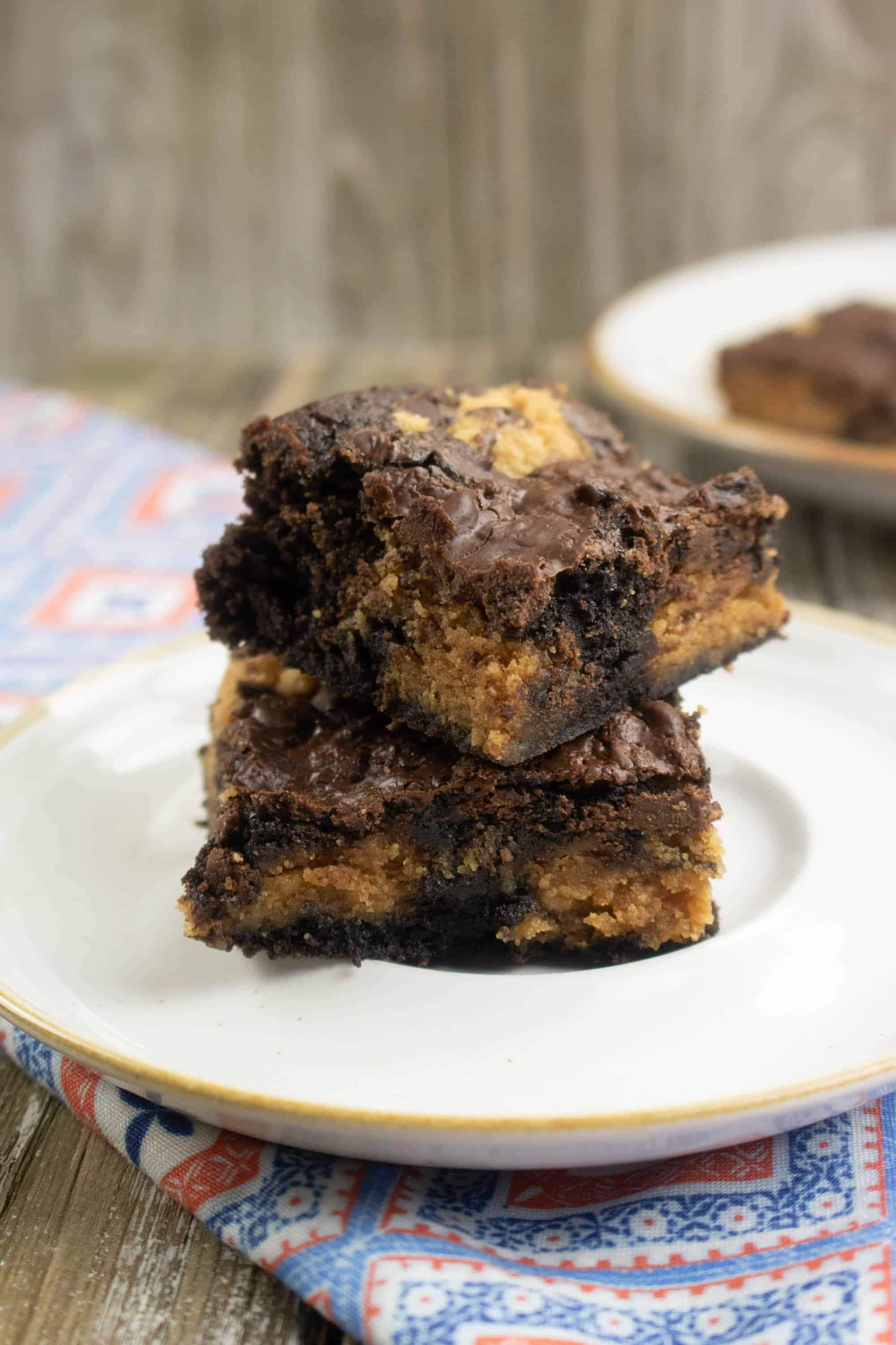The BEST Peanut Butter Swirl Brownie Recipe