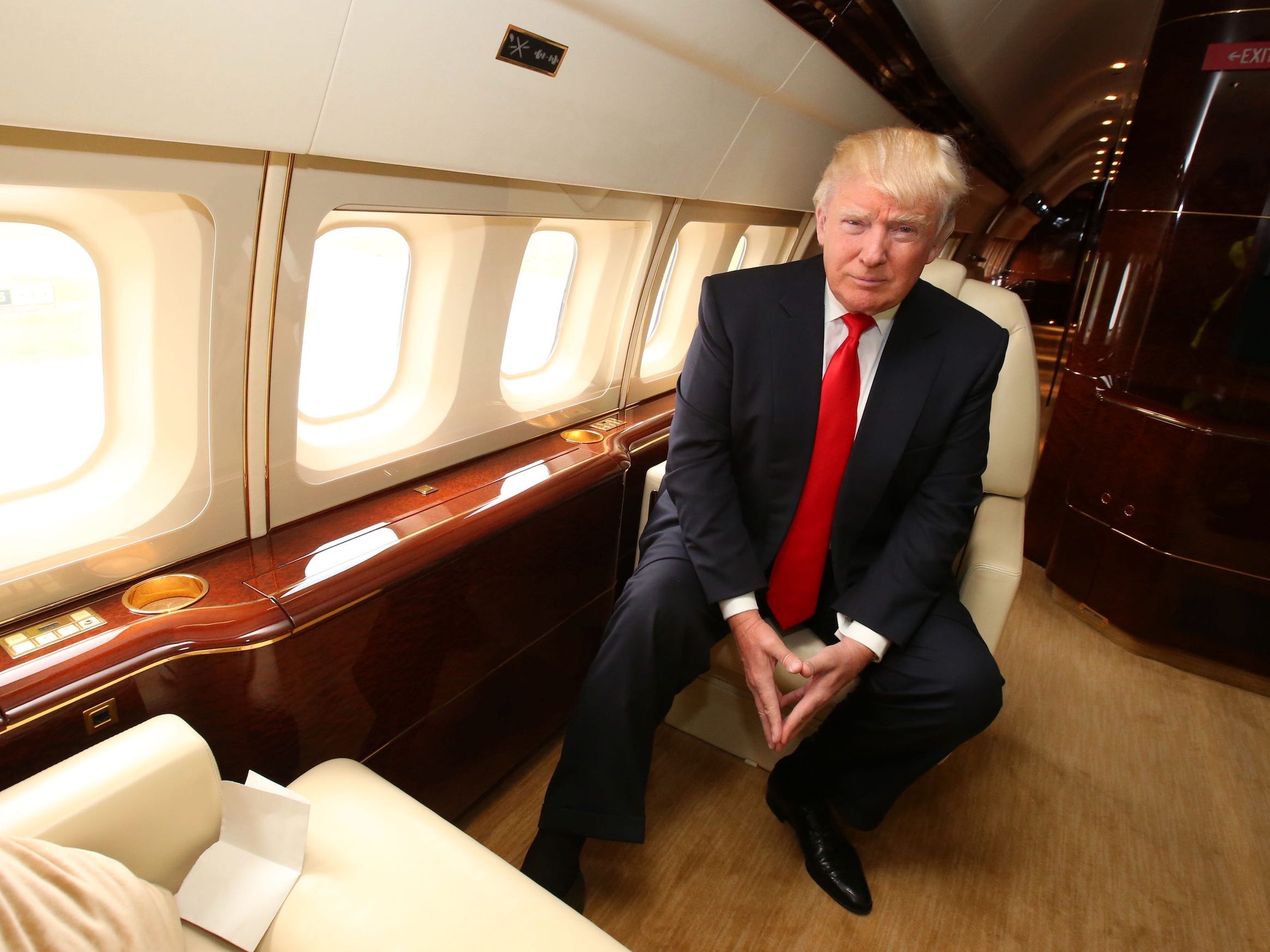 See Inside Trump's Prized $100 Million Boeing 757 Private Jet He's ...