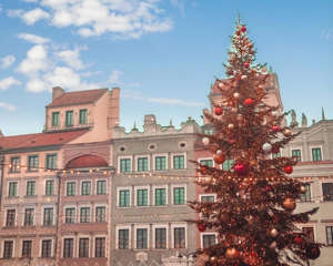Christmas in Europe Warsaw Poland