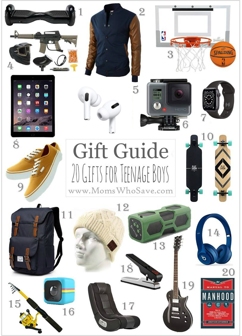 Gift Guide: 20 Great Gift Ideas for Teenage Boys