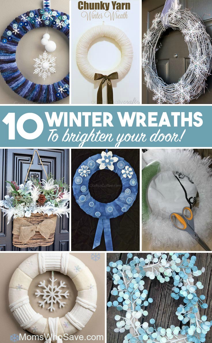 DIY 10 Winter Wreaths to Brighten Your Door