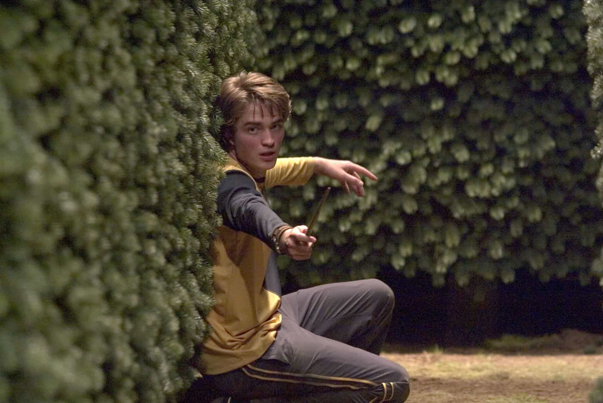 <p>Robert Pattinson, un auténtico rompecorazones en "Harry Potter", interpretó a Cedric Diggory en "Harry Potter and the Goblet of Fire" (2005). En la película, Peter Pettigrew asesina a su personaje por orden de Lord Voldemort.</p>