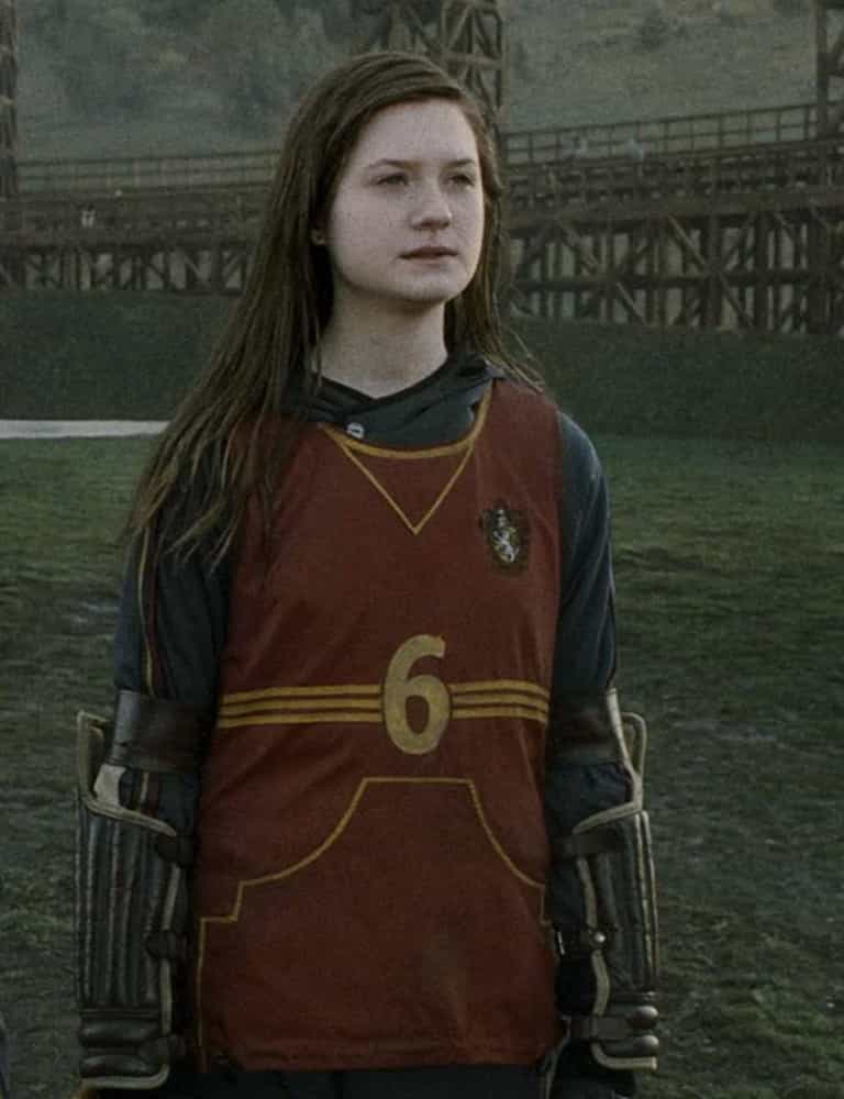 <p>Bonnie Wright, fotografiada aquí como su personaje Ginny Weasley en "Harry Potter and the Half-Blood Prince" (2009), se convirtió en el principal interés amoroso de Harry en la serie, y acabó casándose con él y formando una familia.</p>