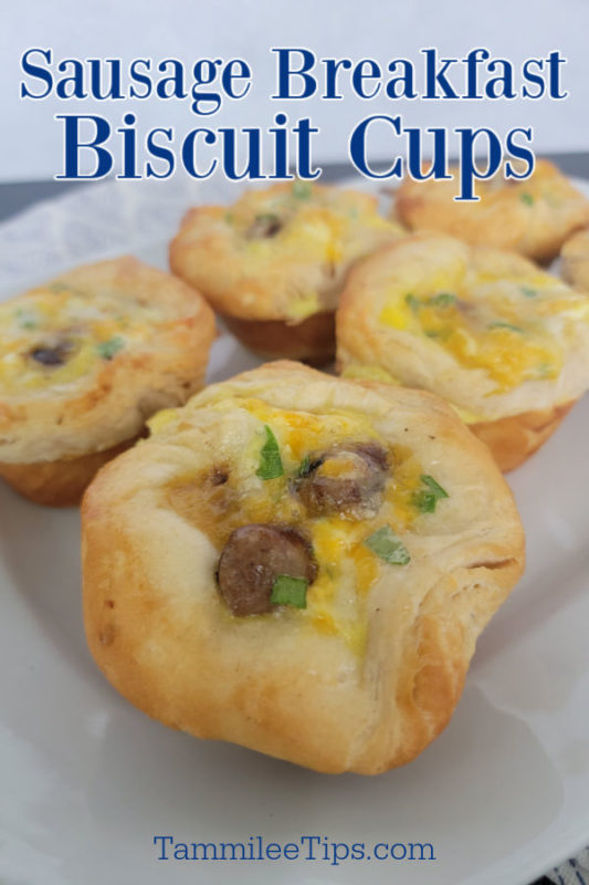 Easy Sausage Breakfast Biscuit Cups 1809