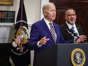 U.S. President Joe Biden, joined by Education Secretary Miguel Cardona, speaks on student loan debt in the Roosevelt Room of the White House August 24, 2022 in Washington, DC. Alex Wong/Getty Images