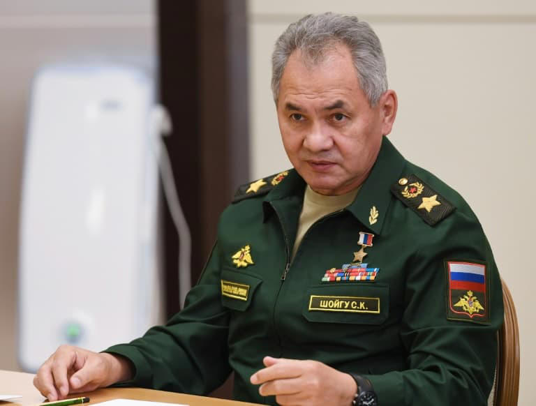 Le ministre russe de la Défense Sergueï Choïgou en novembre 2020 à Sotchi (Russie).