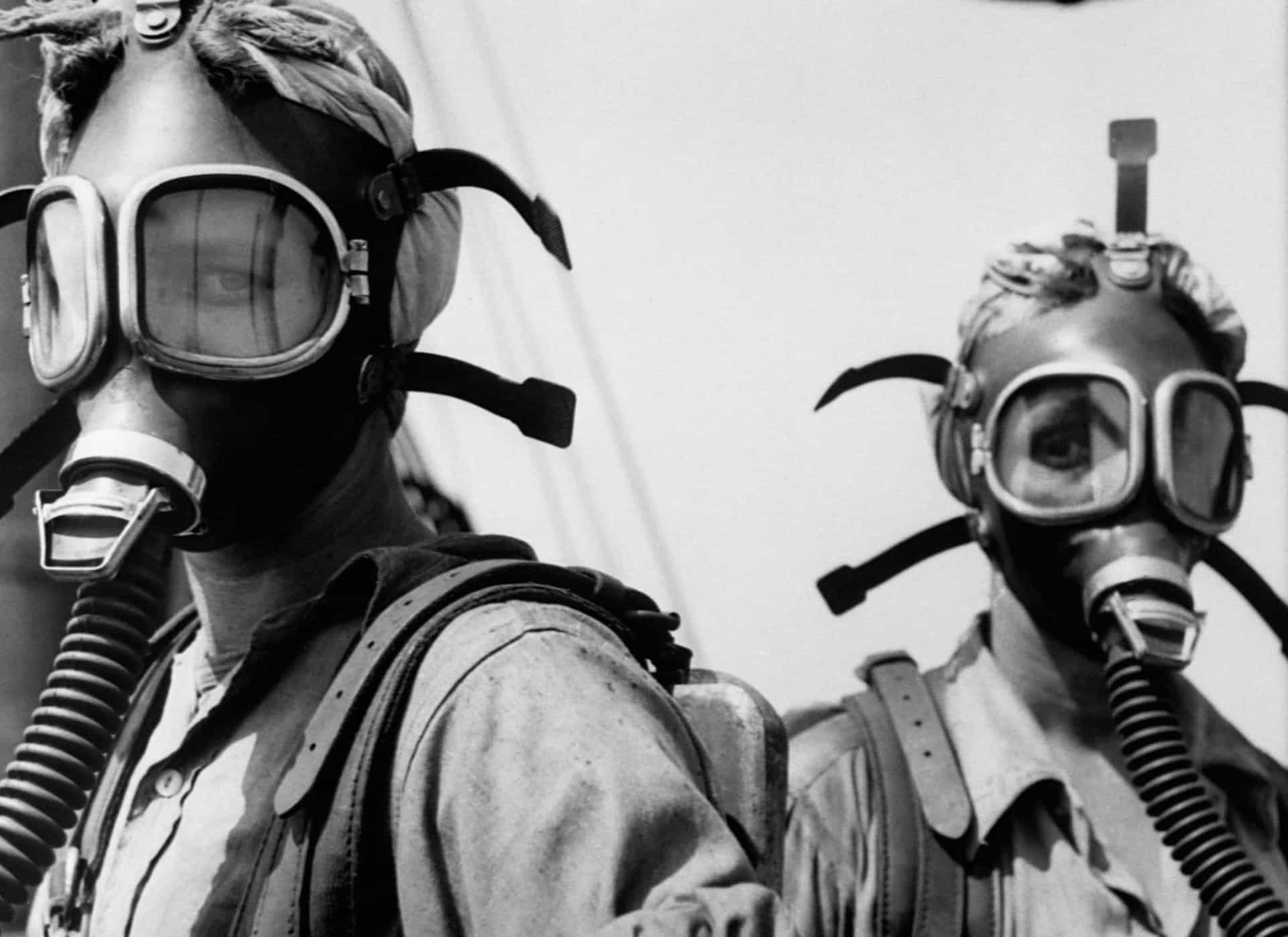 <p>Rarely did women employed in industry during the war mind getting their hands dirty. One of the grubbiest—and most dangerous—gigs was cleaning the tops of blast furnaces. This required the wearing of heavy overalls and gasmasks, as illustrated by these two women at a US Steel plant in Gary, Indiana.</p><p><a href="https://www.msn.com/en-us/community/channel/vid-7xx8mnucu55yw63we9va2gwr7uihbxwc68fxqp25x6tg4ftibpra?cvid=94631541bc0f4f89bfd59158d696ad7e">Follow us and access great exclusive content everyday</a></p>