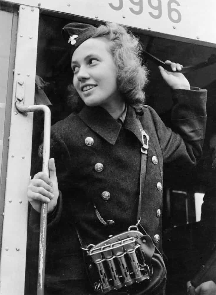 <p>On Germany's streets, women could be found carrying out duties on the public transport network such as this Berlin tram conductor, photographed at work in 1943.</p><p>You may also like:<a href="https://www.starsinsider.com/n/391162?utm_source=msn.com&utm_medium=display&utm_campaign=referral_description&utm_content=517253en-us"> Hearts of gold: Sia and other incredibly charitable celebs</a></p>