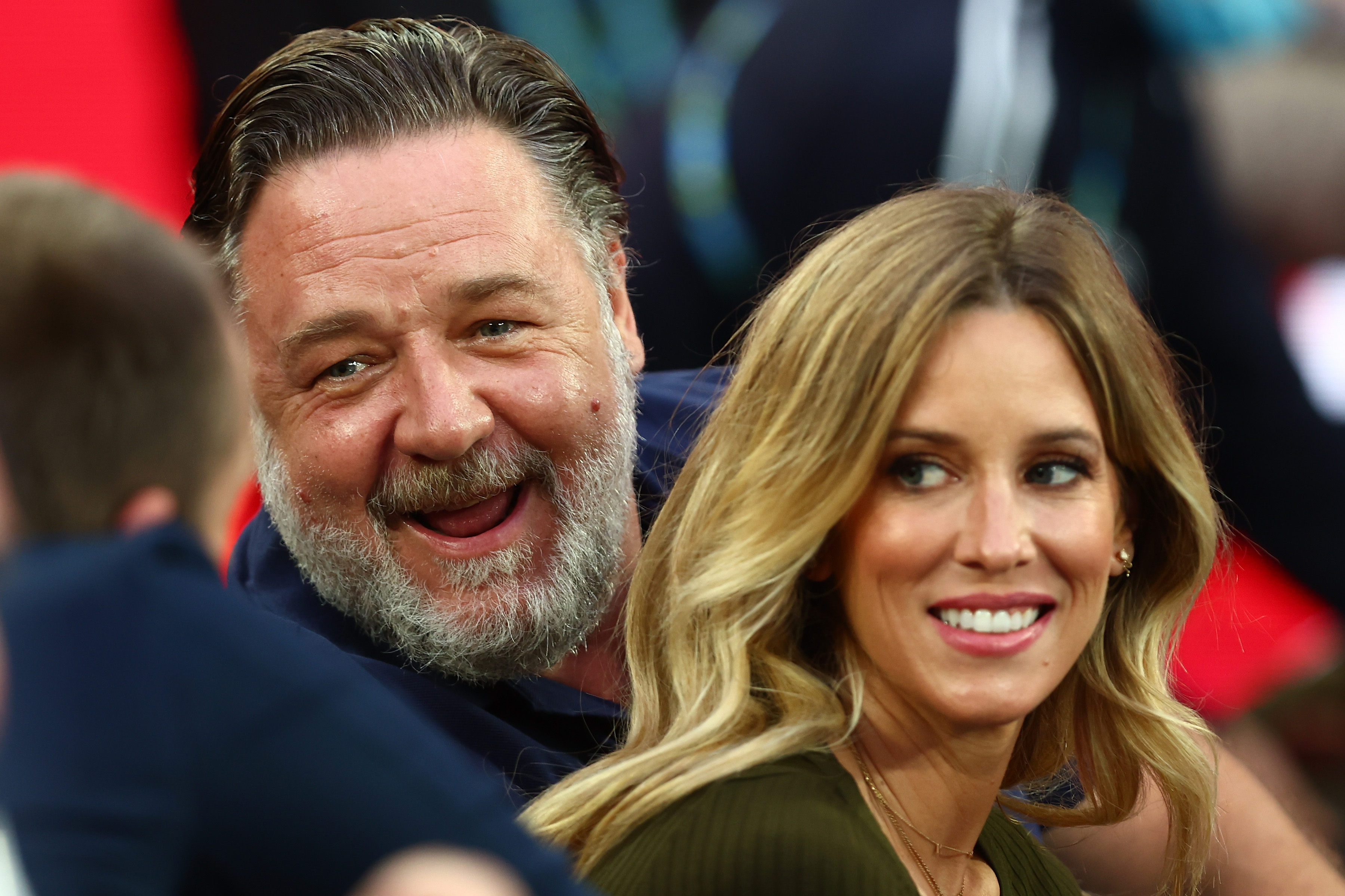 <p>Oscar winner Russell Crowe and actress-turned-real estate agent Britney Theriot attended the Australian Open Women's Singles Final in Melbourne, Australia, in January 2022. The couple were <a href="https://www.wonderwall.com/celebrity/couples/chrishell-stause-accused-of-cheating-with-married-dwts-partner-gleb-savchenko-more-celeb-love-news-romance-report-400809.gallery?photoId=400885">first romantically linked in the fall of 2020</a> when Russell was 56 and media outlets reported that Britney was 30. However, in October 2022, Russell took to Twitter to hit back at the age gap reports, revealing he's not 26 or 27 years Britney's senior as has been reported, but closer to 19 years older. "Far be it for me to promote this sort of vacuous malarkey posited as some kind of news," he tweeted, "but…without being unchivalrous and with her express permission, Britney is 39 years old."</p>