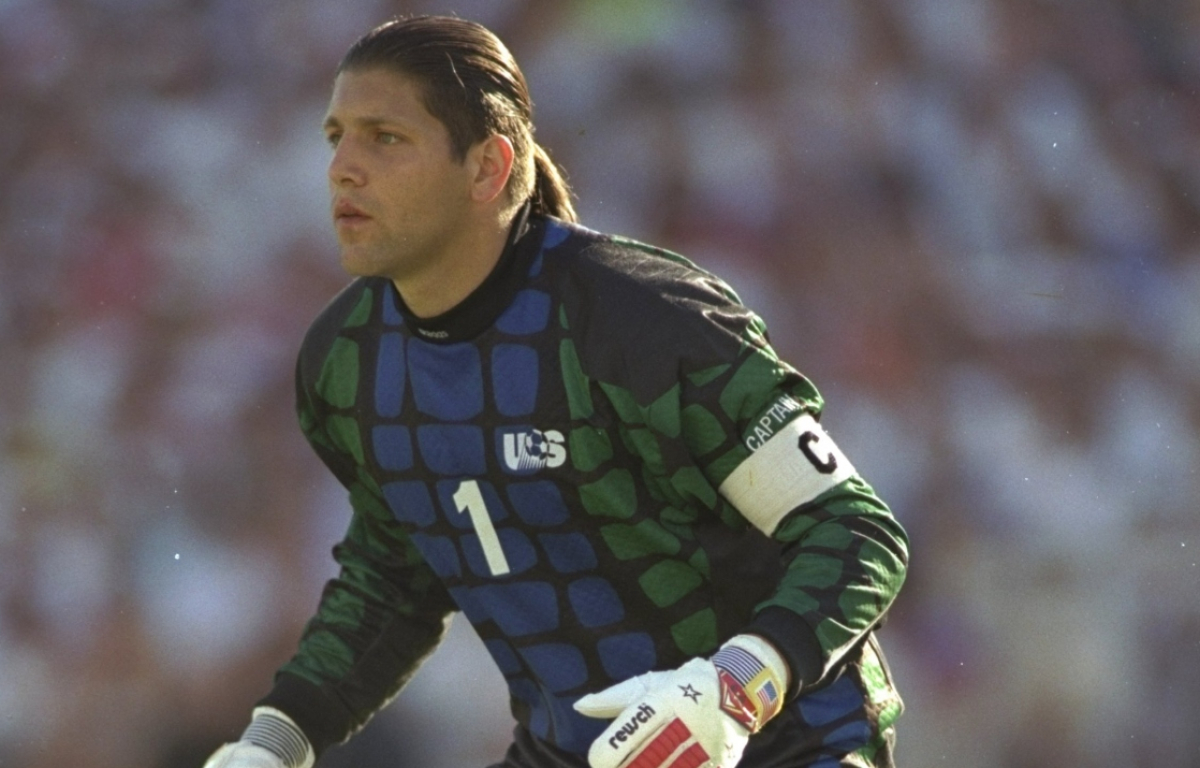 <p>For 100 caps and the starter of two World Cup’s Tony Meola was a rock for the USMNT in the nets. Coming up big in games against Colombia, England, and Germany. Meola may not have had a great European career but revitalized his national team career in MLS. Meola was a part of three World Cup squads and was a big game goalkeeper, but at times prone to mistakes.</p>