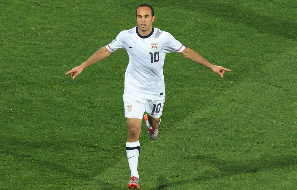 <p>Mr. World Cup, Landon Donovan showed up when it mattered most, the big games. Donovan has 5 World Cup goals, none bigger than his strike at the last second against Algeria to send the USMNT top of their group and on to the round of 16 in 2010. Overall, Donovan had an accomplished career, 57 goals in 157 games, winner of four Concacaf Gold Cups, and the face of American soccer for almost a decade.</p>