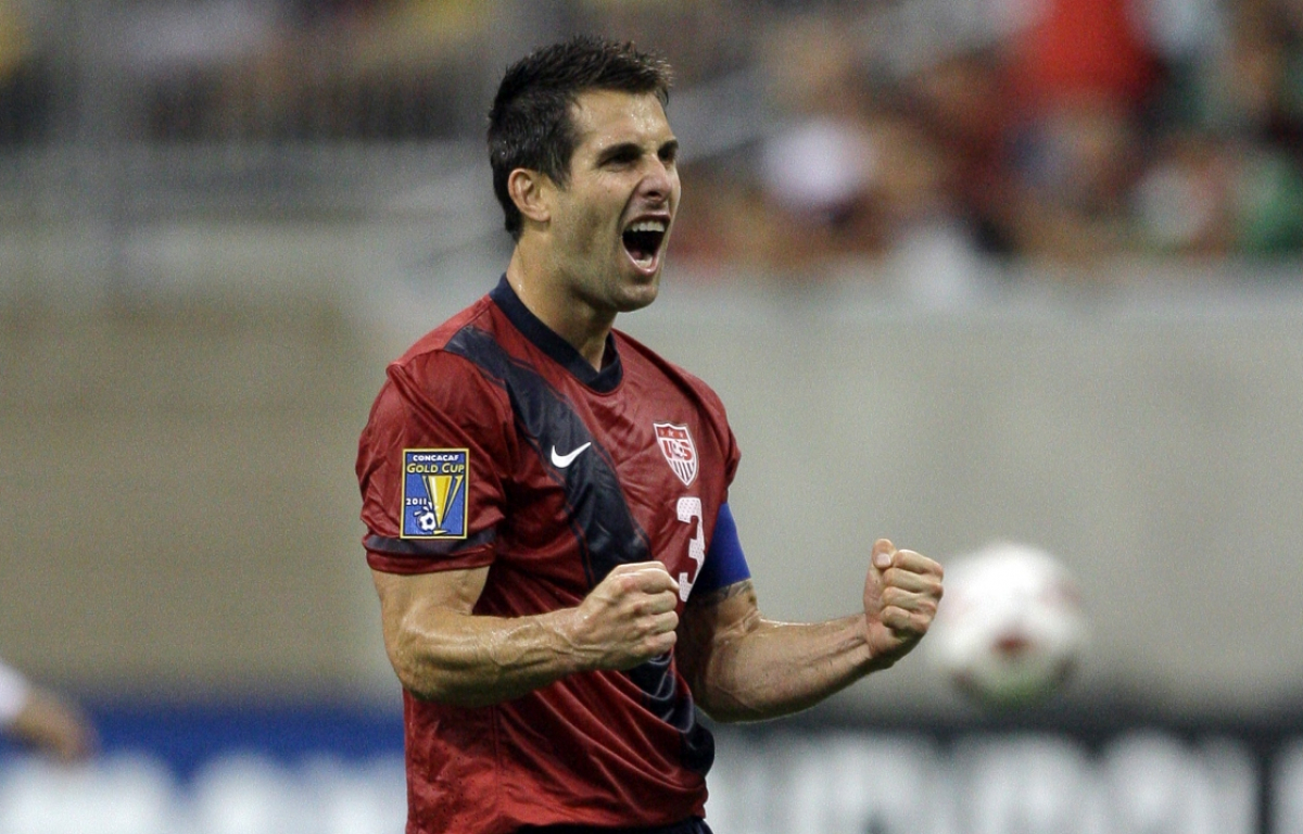 <p>One of the most accomplished players in USMNT history, Carlos Bocanegra was not only captain of the US during the 2010 World Cup, but he also played professionally in the Premier League, France, Spain, and Scotland. 14 goals in 110 caps made him a formidable presence at the back.</p>