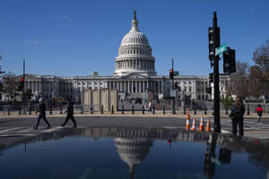 The exterior of the U.S. Capitol is seen on Nov. 14 during the second day of orientation for new House members.
