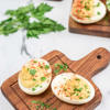 Delicious Hummus Deviled Eggs<br>