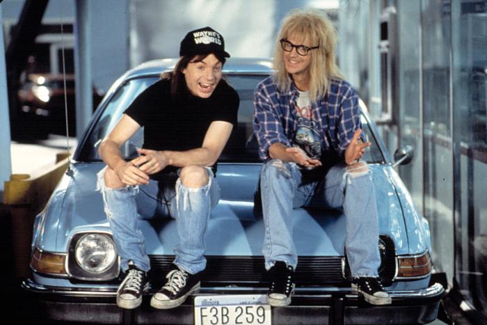 <p>The Mirthmobile in<i> Waynes World </i>resurrected both the Pacer and Queen's "Bohemian Rhapsody." But, the car was intended to break ground in the compact-car category at the time. Its main selling point was its unusual width that was as wide as many midsize cars on the market at the time. It's typical for movies to have multiple versions of the same car.</p> <p>However, it's believed that only one Pacer was used for the casts' trip to Stan Mikita's Donuts. This Pacer has a larger 4.2-liter I-6 motor that was paired up with a three-speed auto transmission. The hatchback was modified for the film inside and out while being equipped with a hole in the roof allowing for the addition of the red-vines licorice dispenser.</p>