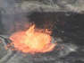 Incineration of organic waste in Erta Ale Volcanoes lava lake as simulation of what would happen if a person would fall into the lava lake (since both are organic and contain water and would thus be expected to trigger similar response). 
It is frequently discussed whether it is possible to sink in lava. Due to its high density, a person would generally be expected to remain on the surface. Indeed it is possible to briefly walk on certain types of lava if professional heat-protective clothing is worn (do not  try yourself). However, the video shows that falling from a height, a large object and thus also a person would be able to penetrate the crust of the lake and submerge in it. The test was performed with a box of camp waste (largely food rests) in a cardboard box. Estimated weight 30kg, Size 60x60x60cm. Fall height, about 80m. The lake reacts with violent lava fountaining activity, presumably in part due to steam produced from the organic matter.

The lava lake at Erta Ale has persisted for many years and contains relatively fluid basaltic lava. Only few volcanoes have such lakes.

Due to the large number of copyright violations, users are reminded that they may not resubmit the video or parts of it (in amended or unamended form) under their own name.