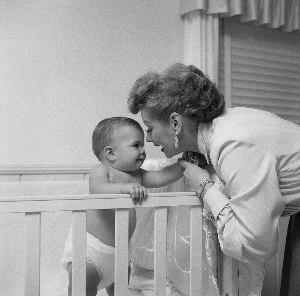Rare Photos Of Lucille Ball As A Mom You Havent Seen Before 