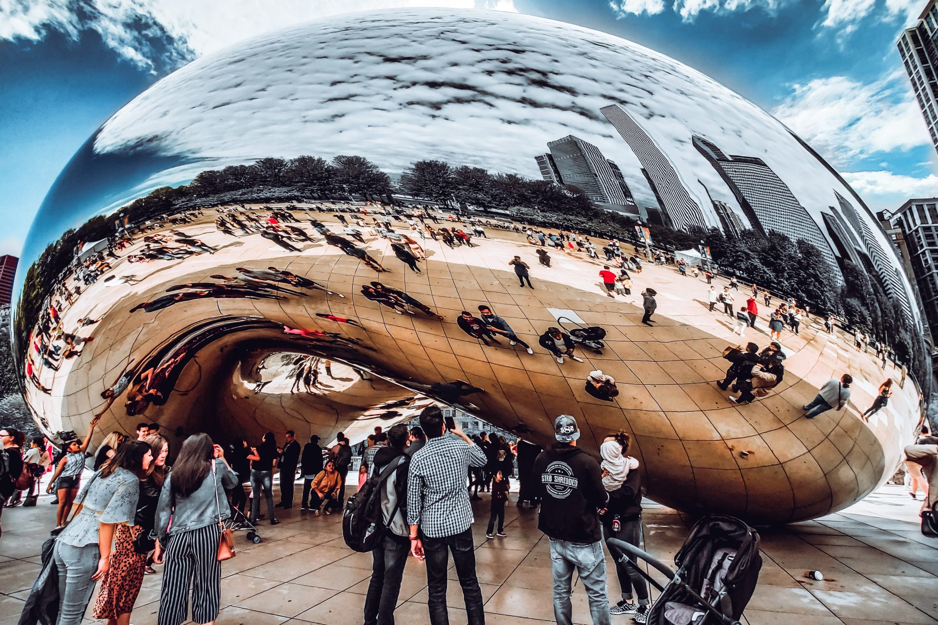 Interesting pictures. Reflective Bean USA.