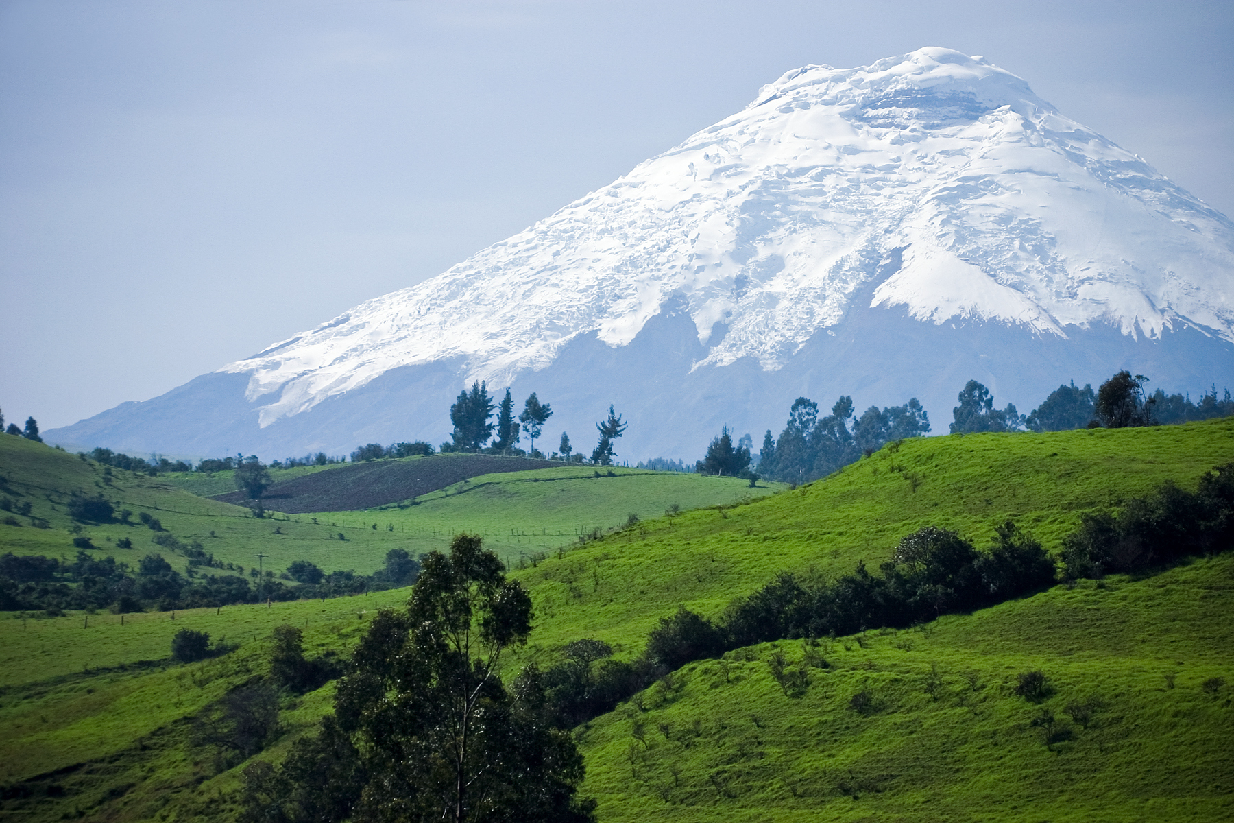 <p><b>Ecuador<br>Elevation: </b>19,393 feet<br>The pride of the Andes, <a href="https://national-parks.org/ecuador/cotopaxi">Parque Nacional Cotopaxi</a> entices visitors from all over the globe. Some 37 miles away from Quito, the park offers the volcano, of course, as well as picturesque lagoons and waterways.   </p>