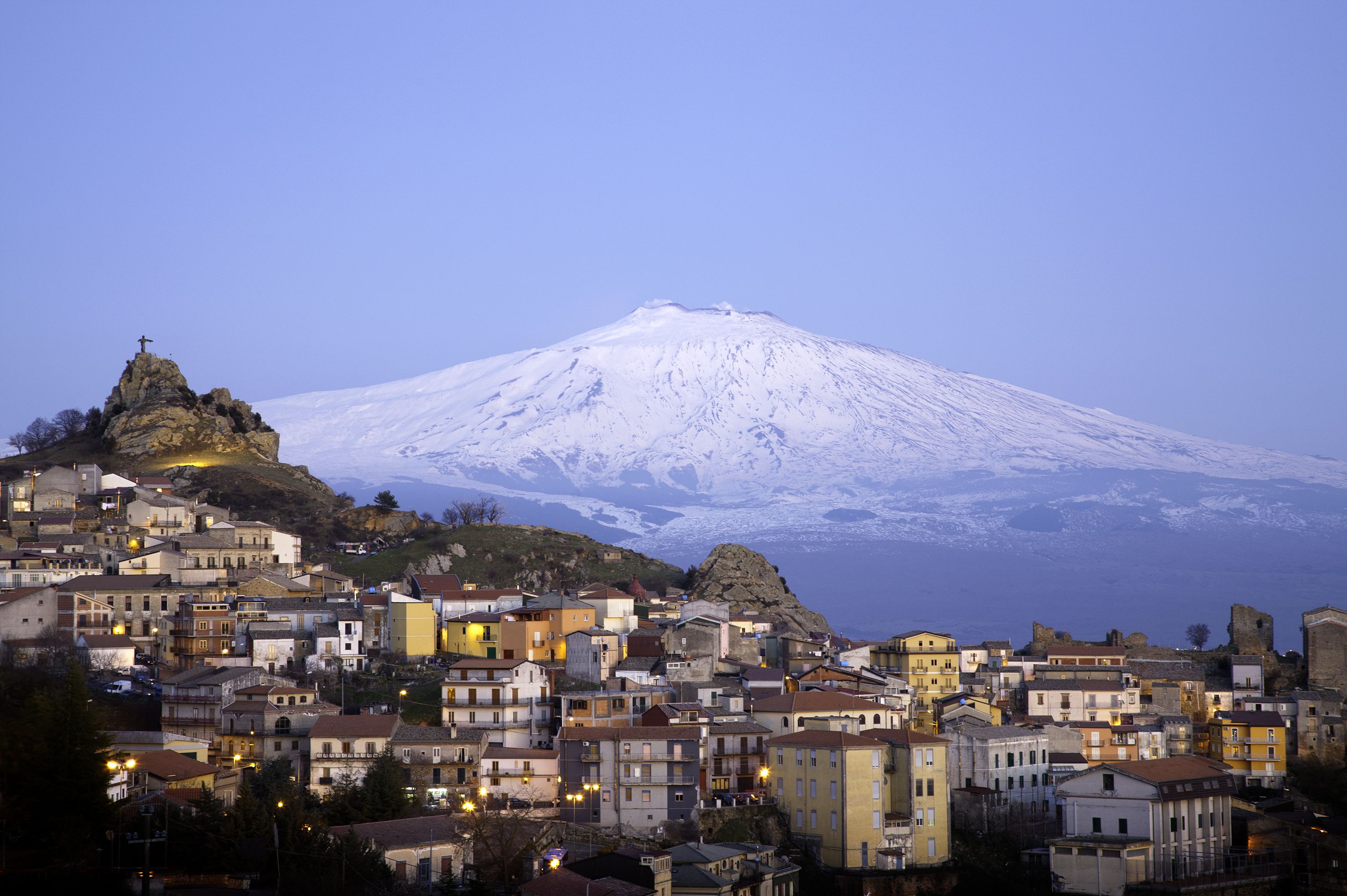 <p><b>Italy</b><b>Elevation: </b>10,922 feet (changes often due to activity) </p>Mount Etna is an active volcano in the Milo region of Sicily. Etna is also the highest mountain in Italy and among the most active volcanoes in the world. Stop by <a href="https://www.summerinitaly.com/guide/parco-dell-etna">Parco dell’Etna</a> on the eastern slope of the mountain to catch lectures and exhibits at the visitor’s center.