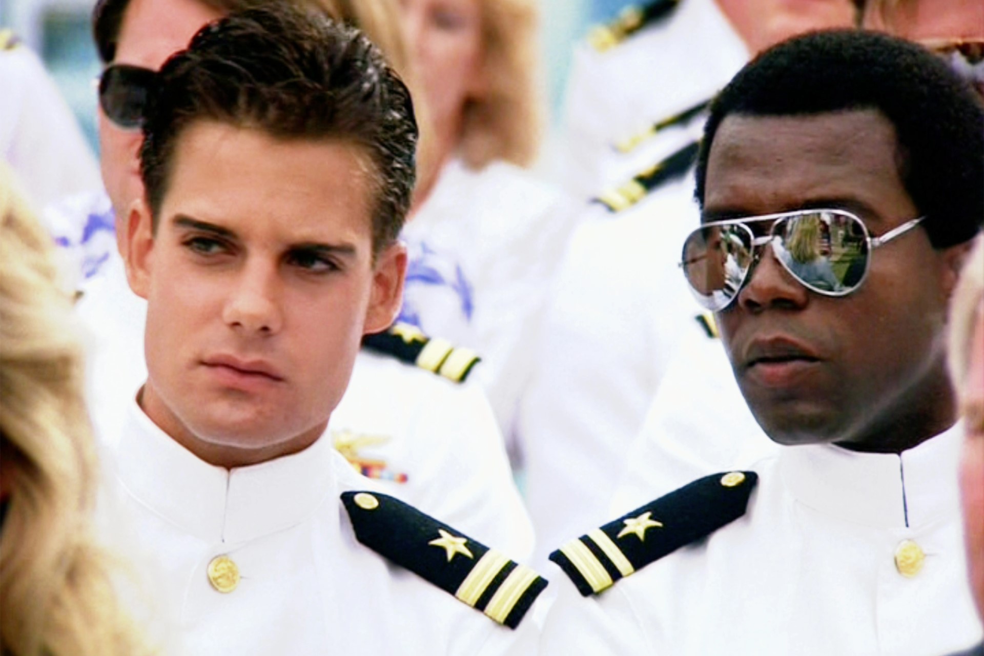 <p>A big break came in 1986 with 'Top Gun,' where Gilyard played Tom Cruise's colleague, officer Marcus 'Sundown' Williams.</p>