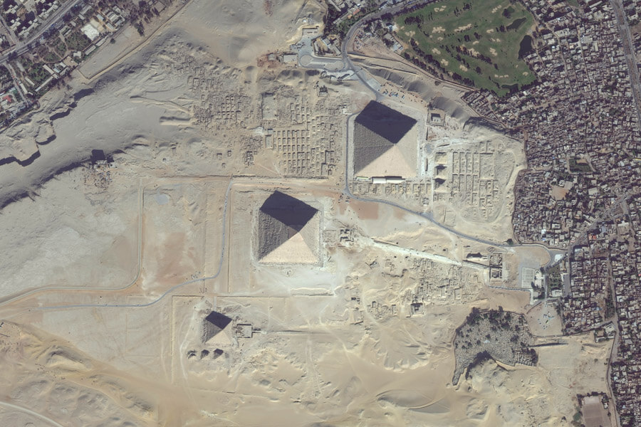 <p>There are more than just tombs buried in Necropolis. Archaeologists are using satellites to search for hidden structures underneath the Earth. In Egypt, they found 17 new pyramids buried around Giza. The infra-red technology being used has also uncovered more than 1,000 burial sites hidden beneath the sands.</p> <p>Sarah Parcak, an archaeologist funded by NASA said, "I couldn’t believe we could locate so many sites. To excavate a pyramid is the dream of every archaeologist." Of the 17 newly found pyramids, two are already confirmed by teams on the ground. As new pyramids are discovered every day, the oldest one ever is still believed to be the Pyramid of Djoser.</p>